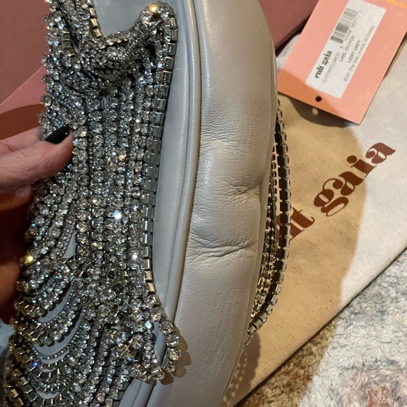 Cult Gaia Lael Rhinestone embellished Clutch Full Set NWT - Picture 8 of 12